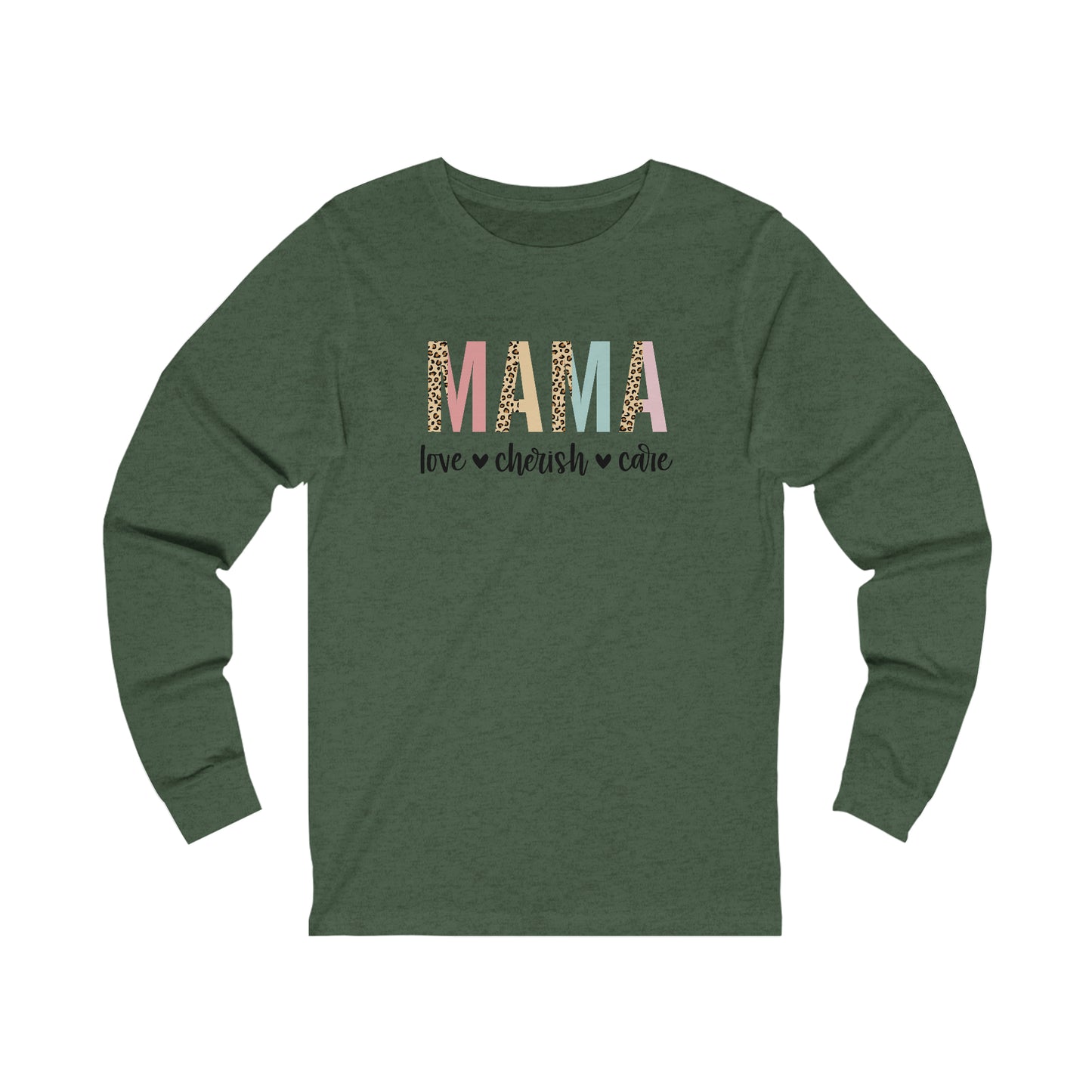 MAMA Leopard print long sleeve tshirt