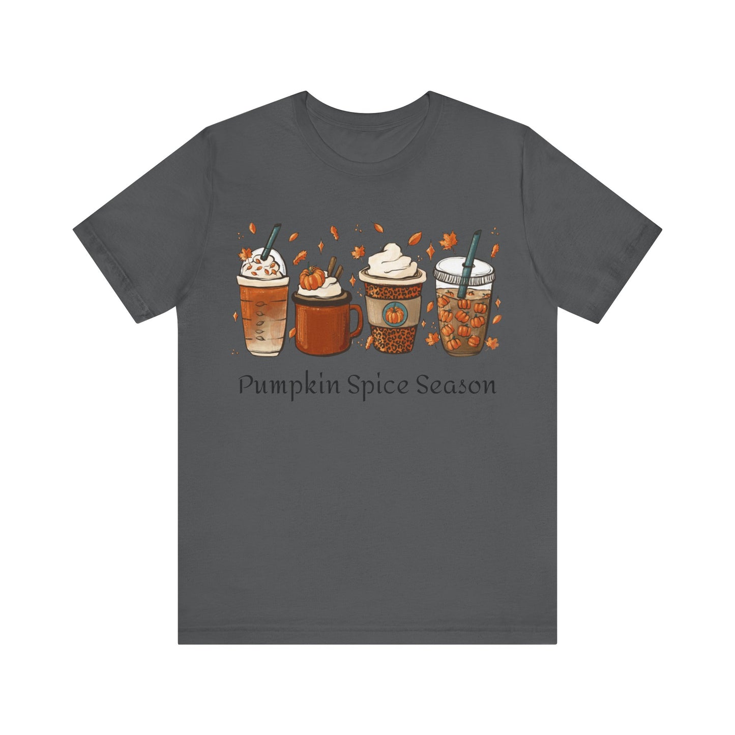 Pumpkin Spice Season Jersey Short Sleeve Tee