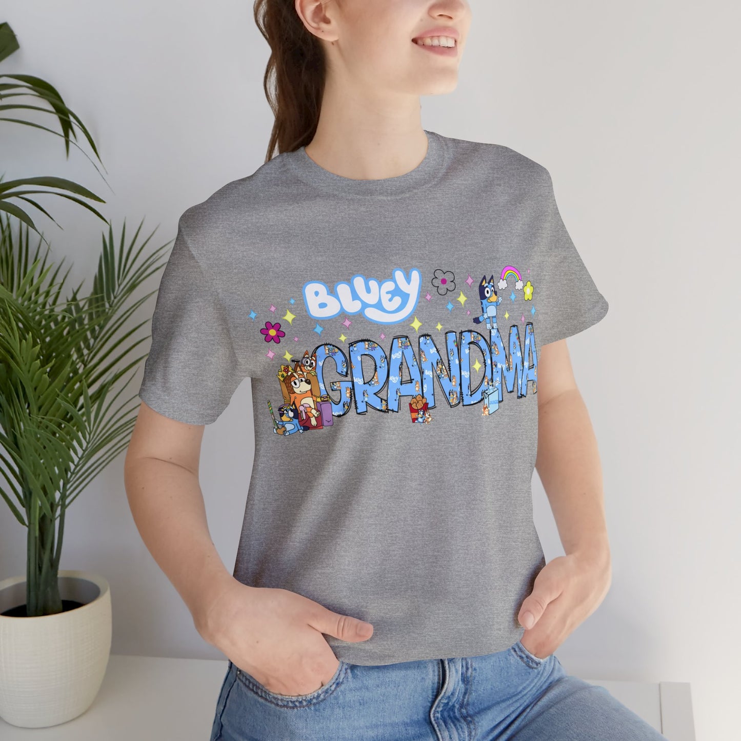 Bluey - Grandma Daily Affirmations Short Sleeve Tshirt