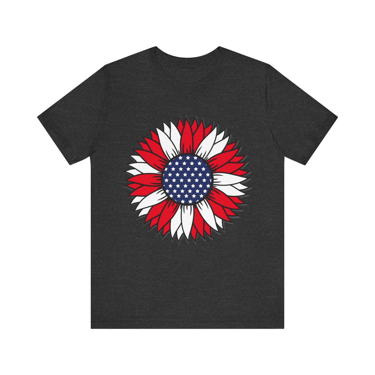 American Sunflower Jersey Short Sleeve Tee