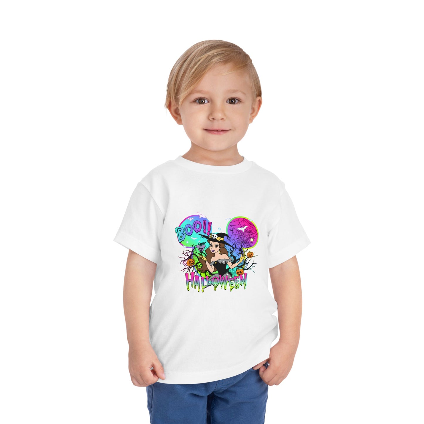 Belle Boo! Halloween Toddler Short Sleeve Tee