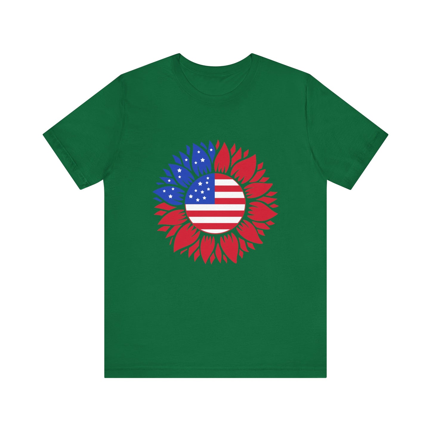 American Sunflower Jersey Short Sleeve Tee