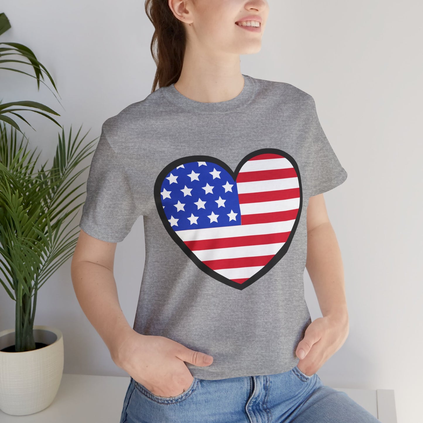 American Heart Jersey Short Sleeve Tee