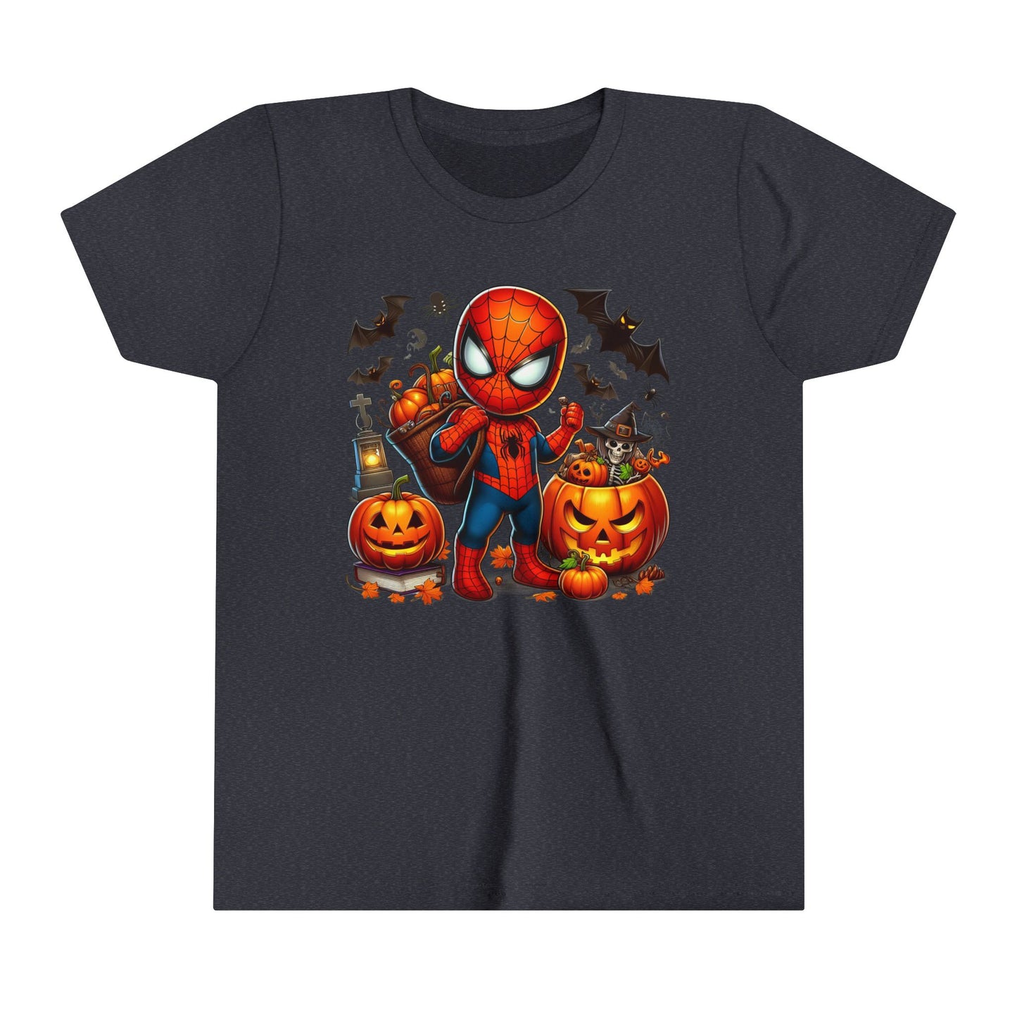 Spiderman Trick or Treat Youth Short Sleeve Tee
