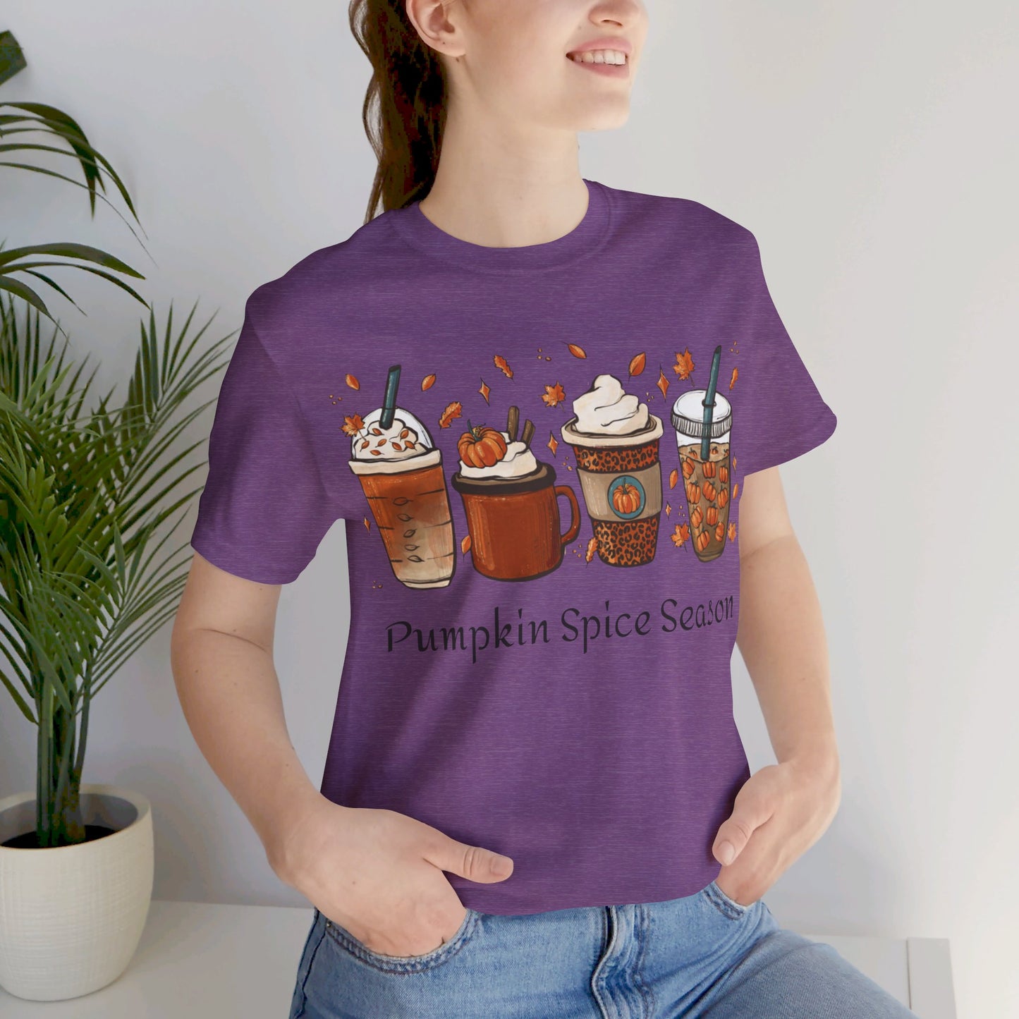 Pumpkin Spice Season Jersey Short Sleeve Tee