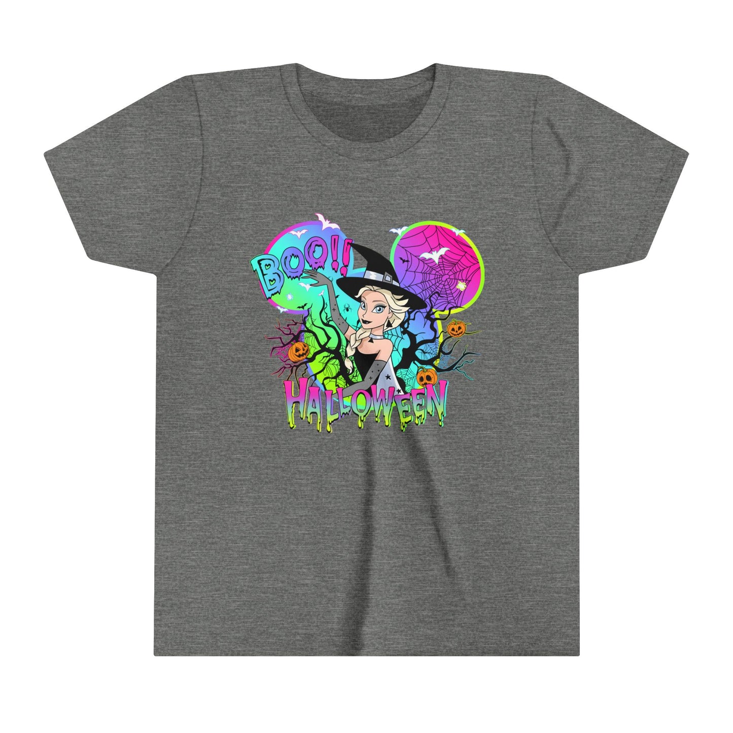 Elsa Boo! Halloween Youth Short Sleeve Tee