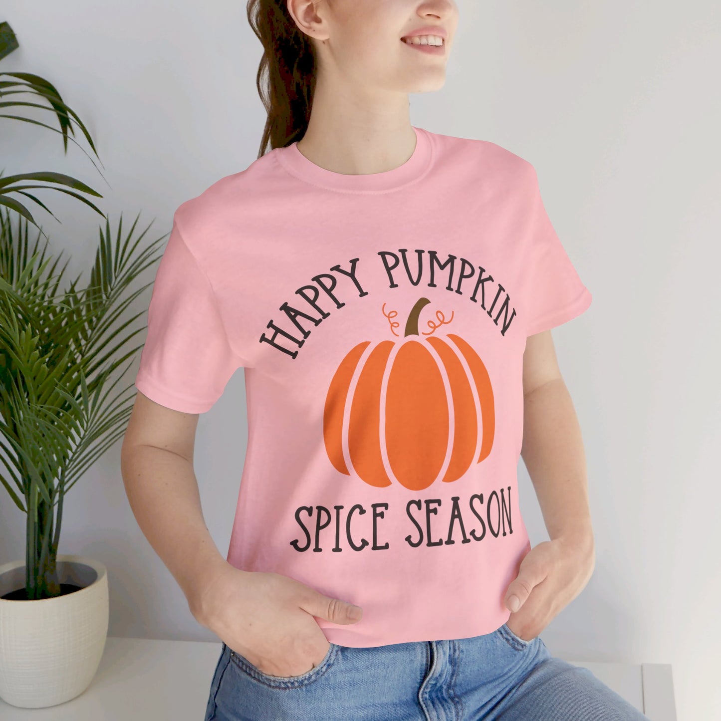 Happy Pumpkin Spice Season Jersey Short Sleeve Tee