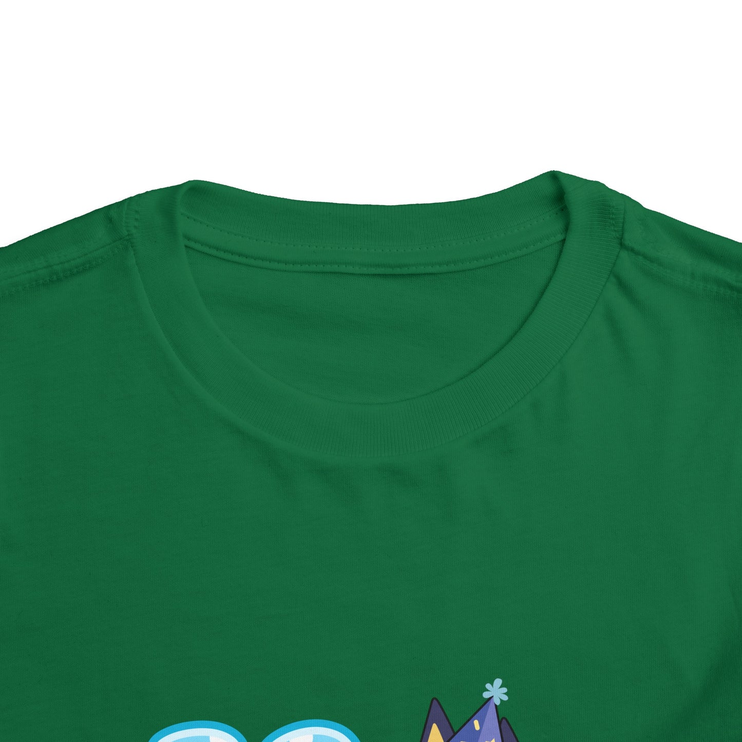 #4 Birthday Toddler Short Sleeve Tee