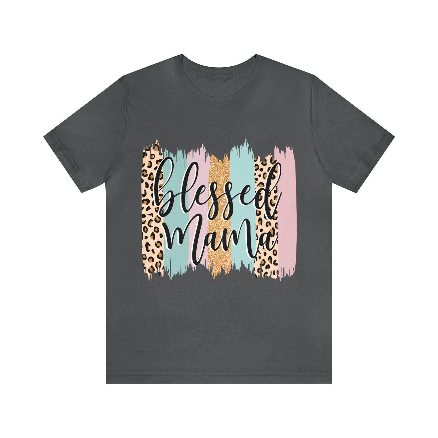 Blessed Mama Leopard short sleeve tshirt