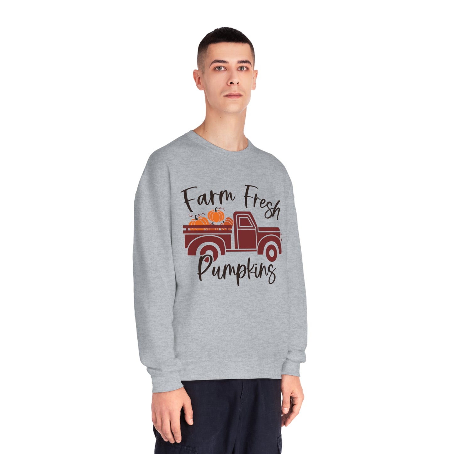 Farm Fresh Pumpkins Crewneck Sweatshirt