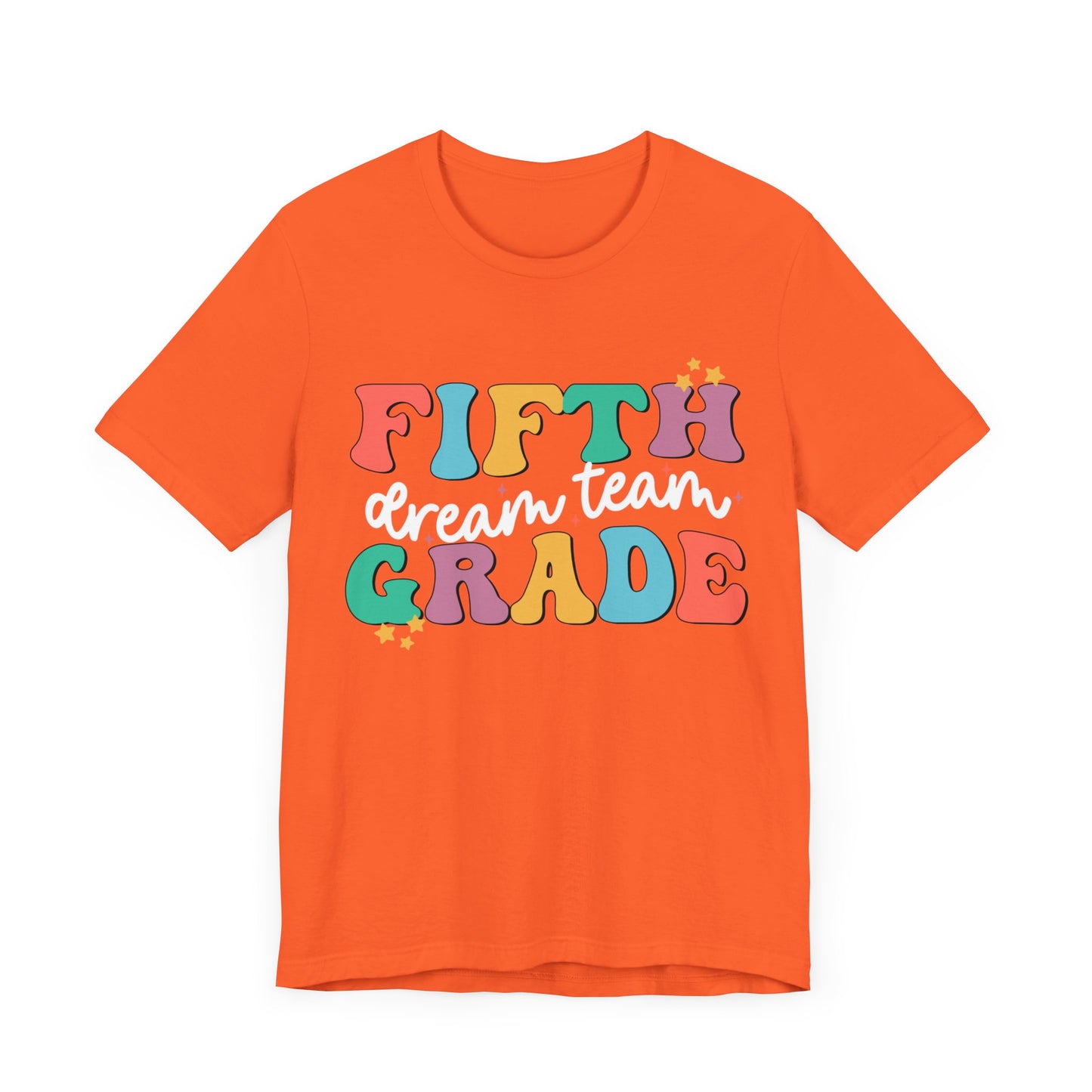 Fifth Grade Dream Team Jersey Short Sleeve Tee