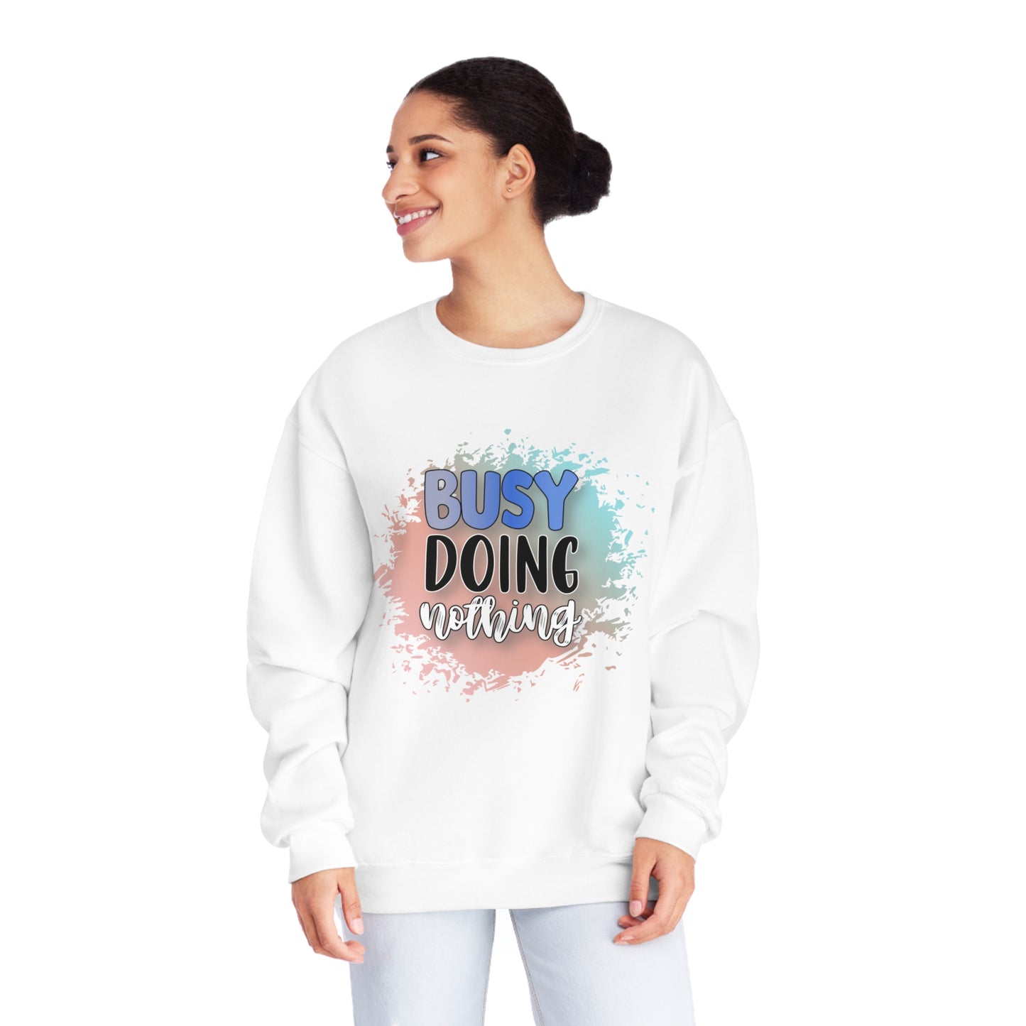 Busy Doing Nothing Crewneck Sweatshirt