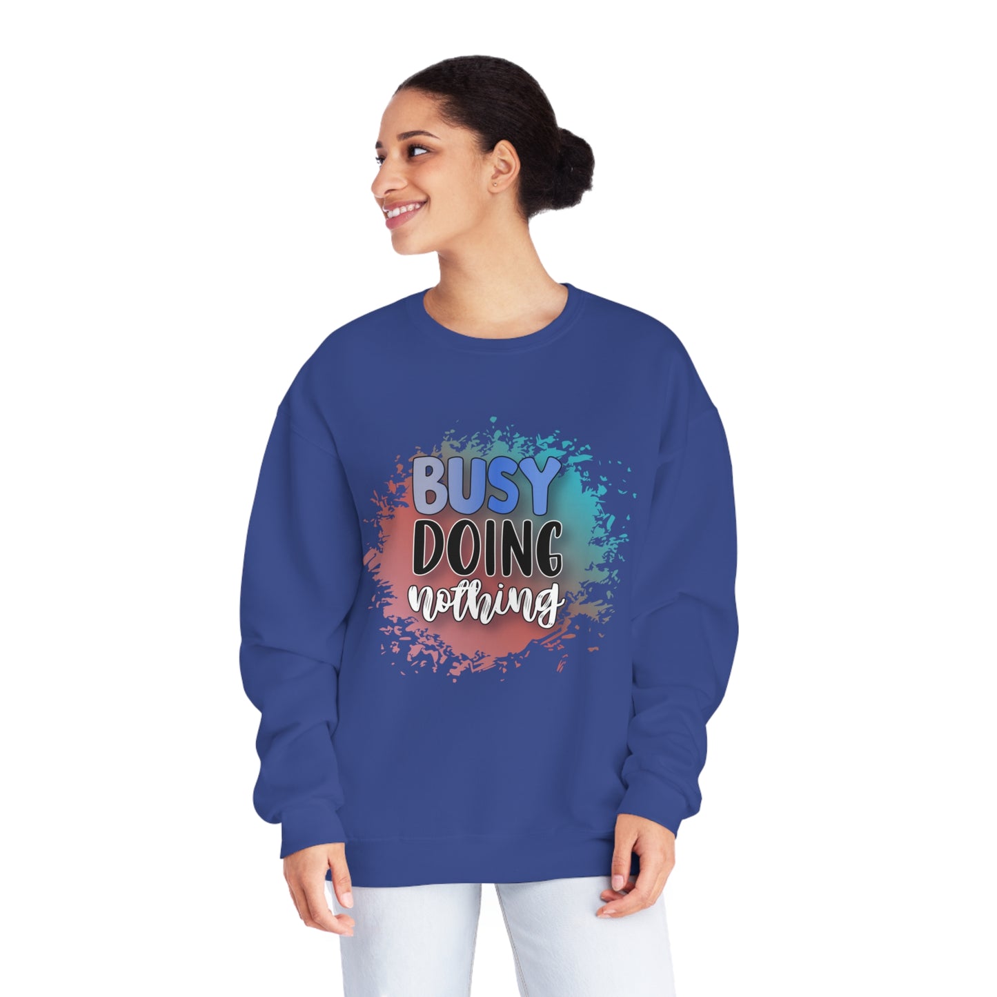 Busy Doing Nothing Crewneck Sweatshirt