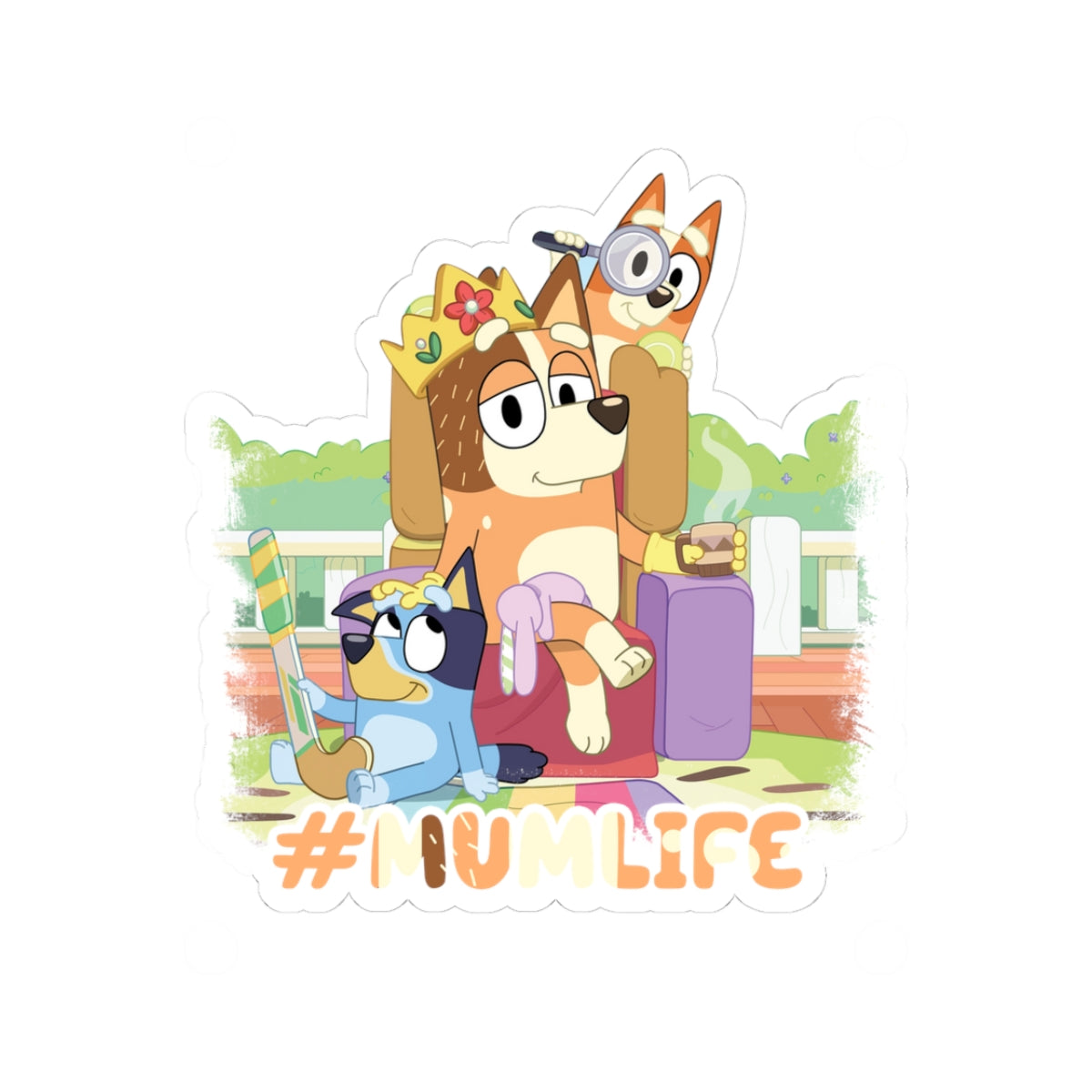 MUMLIFE Kiss-Cut Stickers