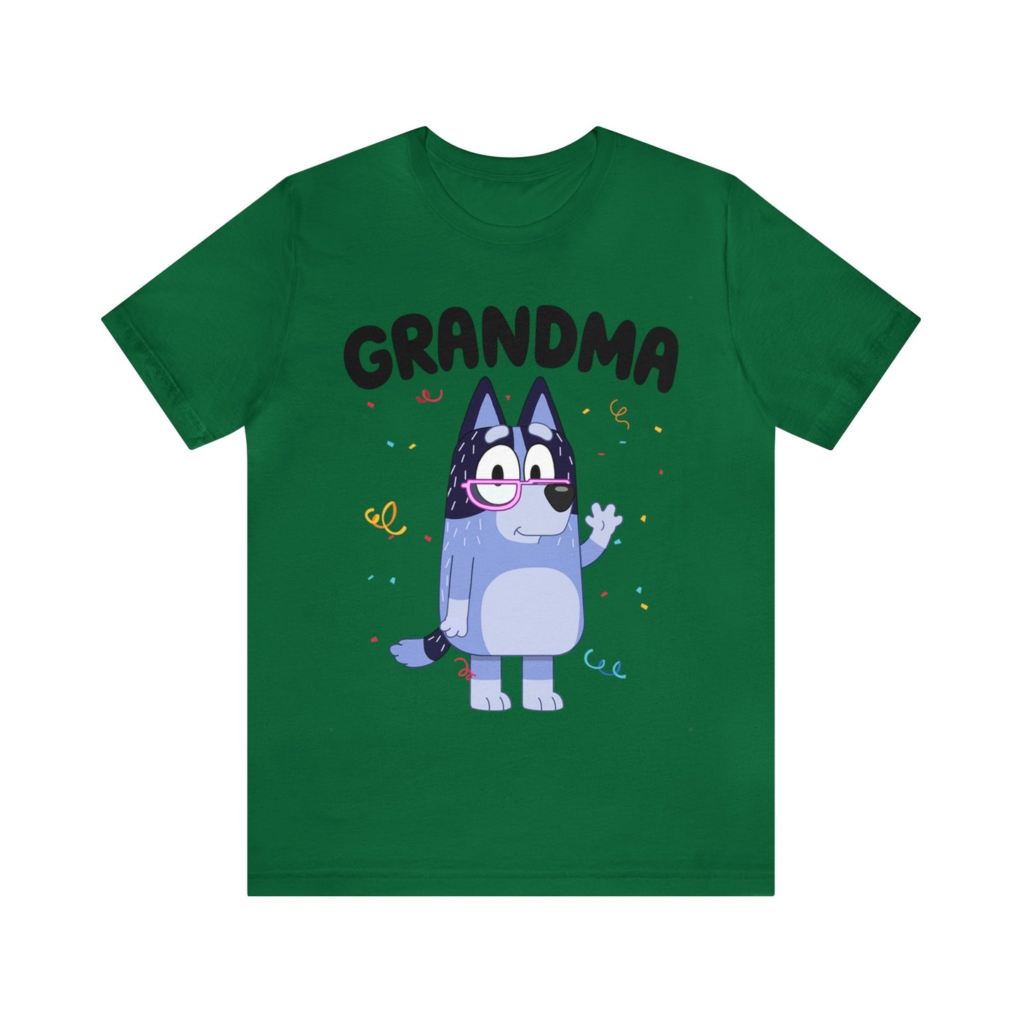 Grandma Bluey Birthday short sleeve Tshirt