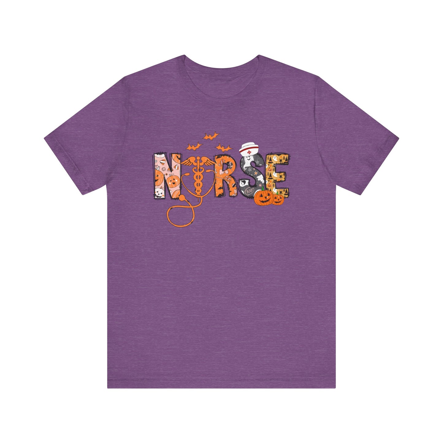 Nurse Halloween Jersey Short Sleeve Tee