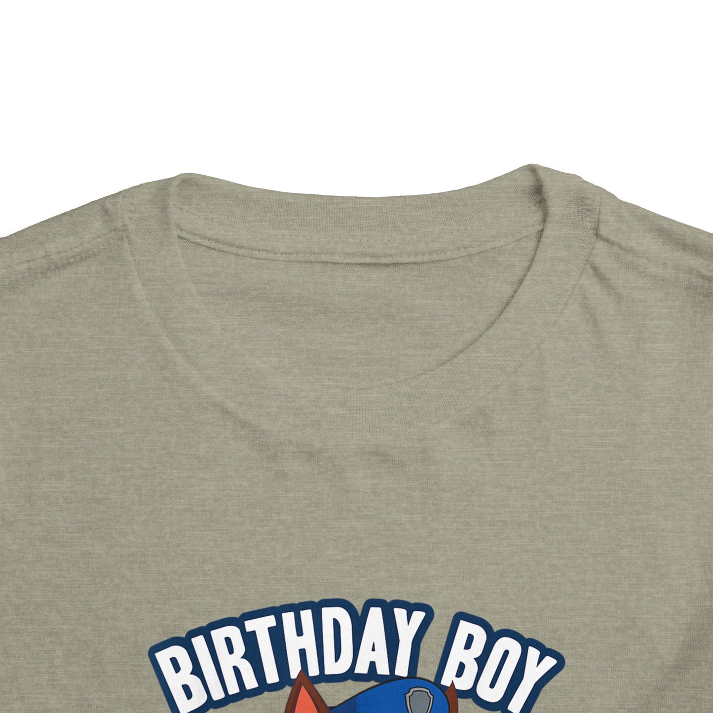 Paw Patrol Chase Birthday Boy Toddler Short Sleeve Tee