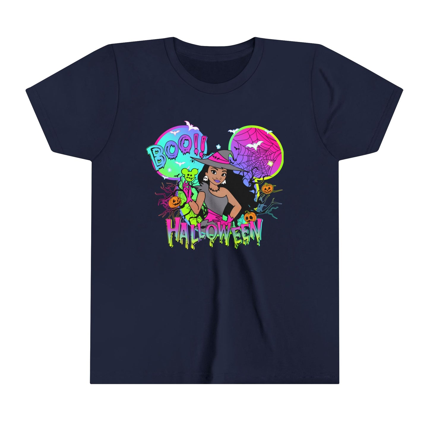 Moana Boo! Halloween Youth Short Sleeve Tee