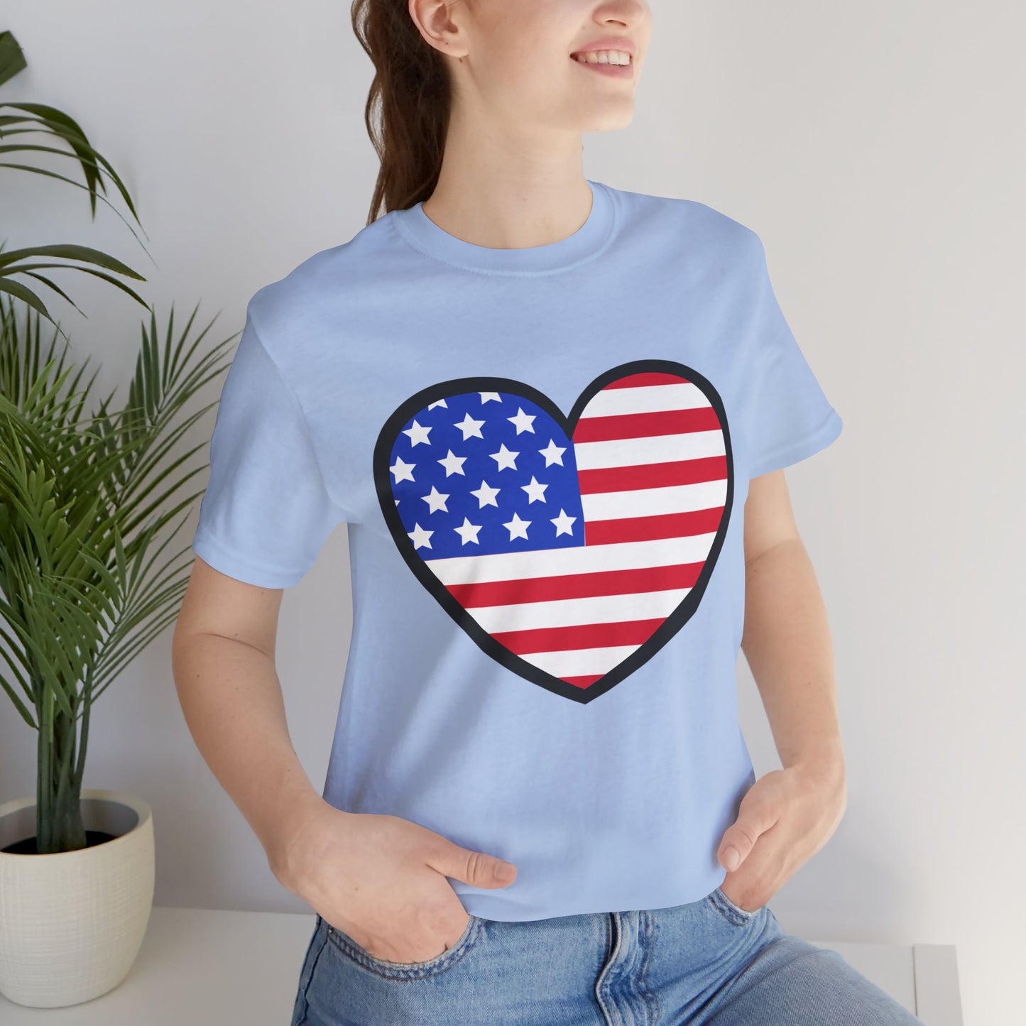 American Heart Jersey Short Sleeve Tee