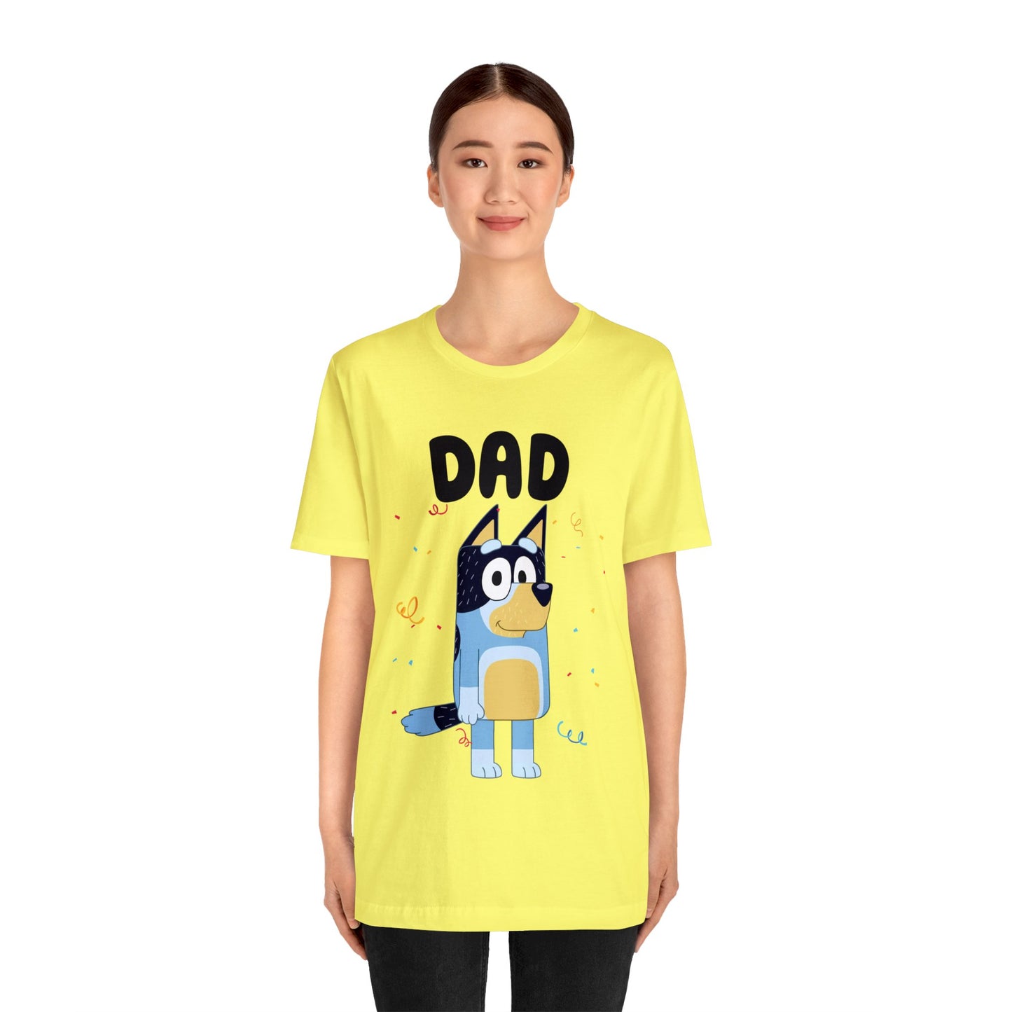 Dad Bluey Birthday Short sleeve Tshirt