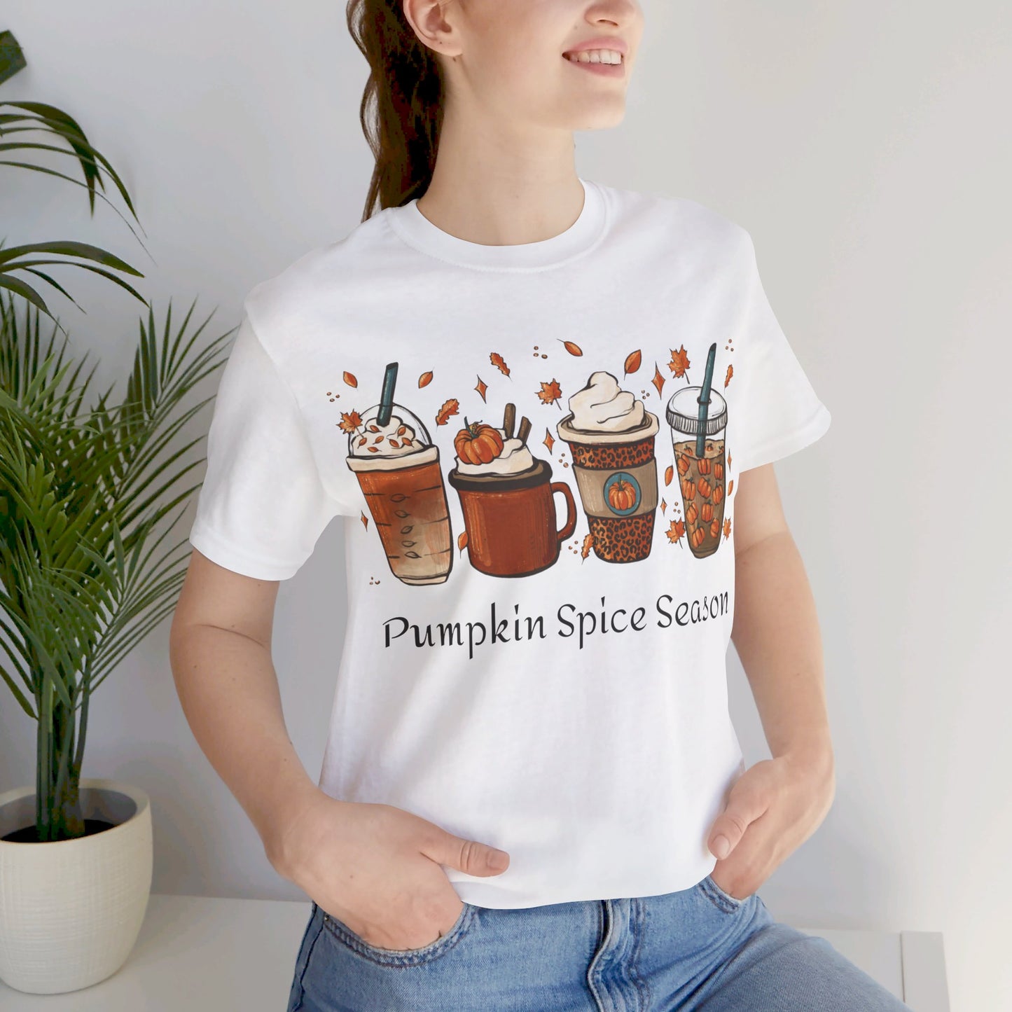 Pumpkin Spice Season Jersey Short Sleeve Tee