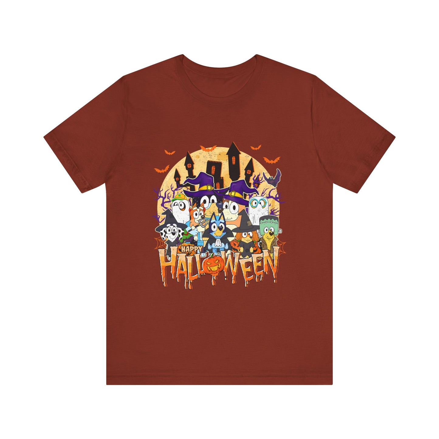 Happy Halloween Jersey Short Sleeve Tee