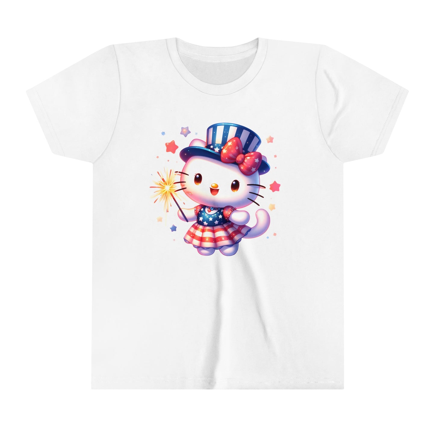 Sparkler Hello Kitty Youth Short Sleeve Tee