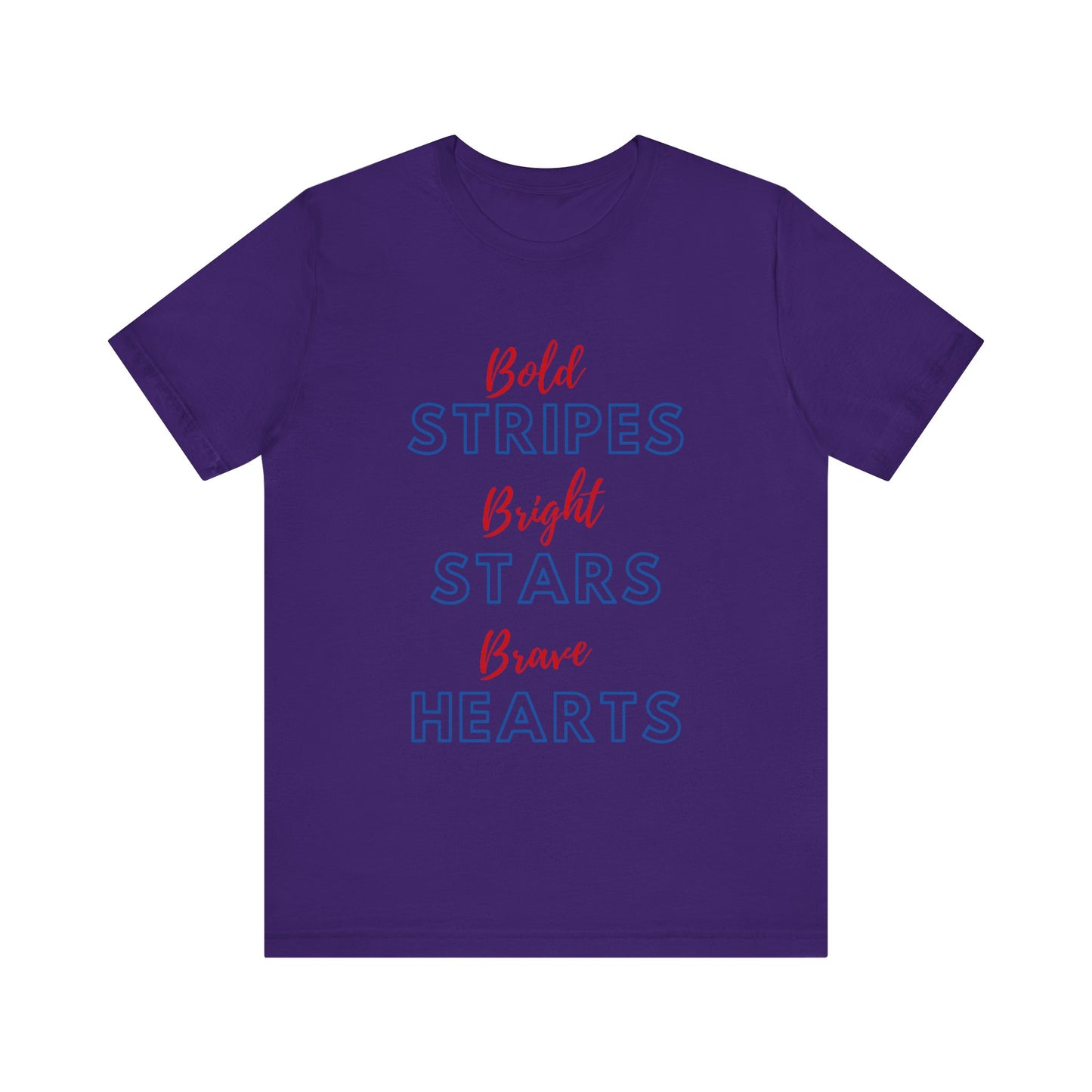 Bold, Bright & Brave Jersey Short Sleeve Tee