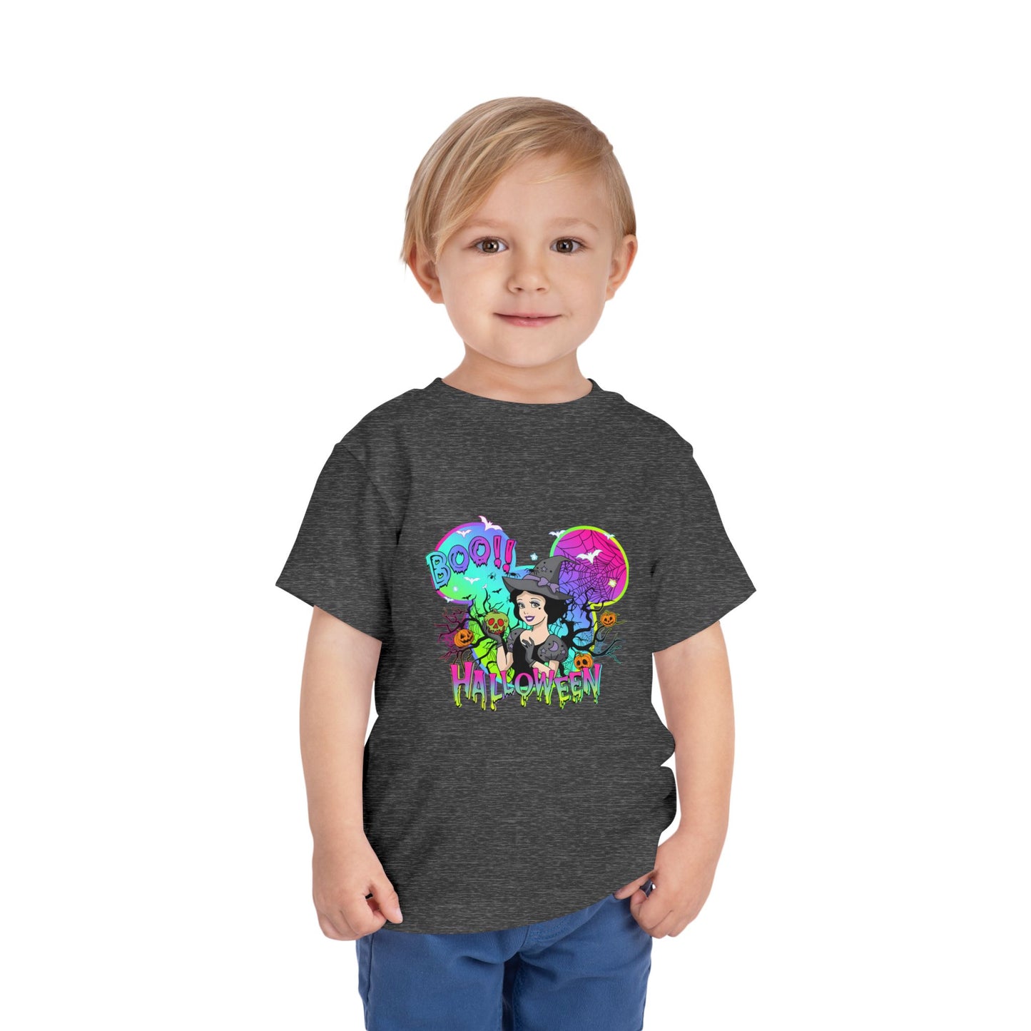 Snow White Boo! Halloween Toddler Short Sleeve Tee