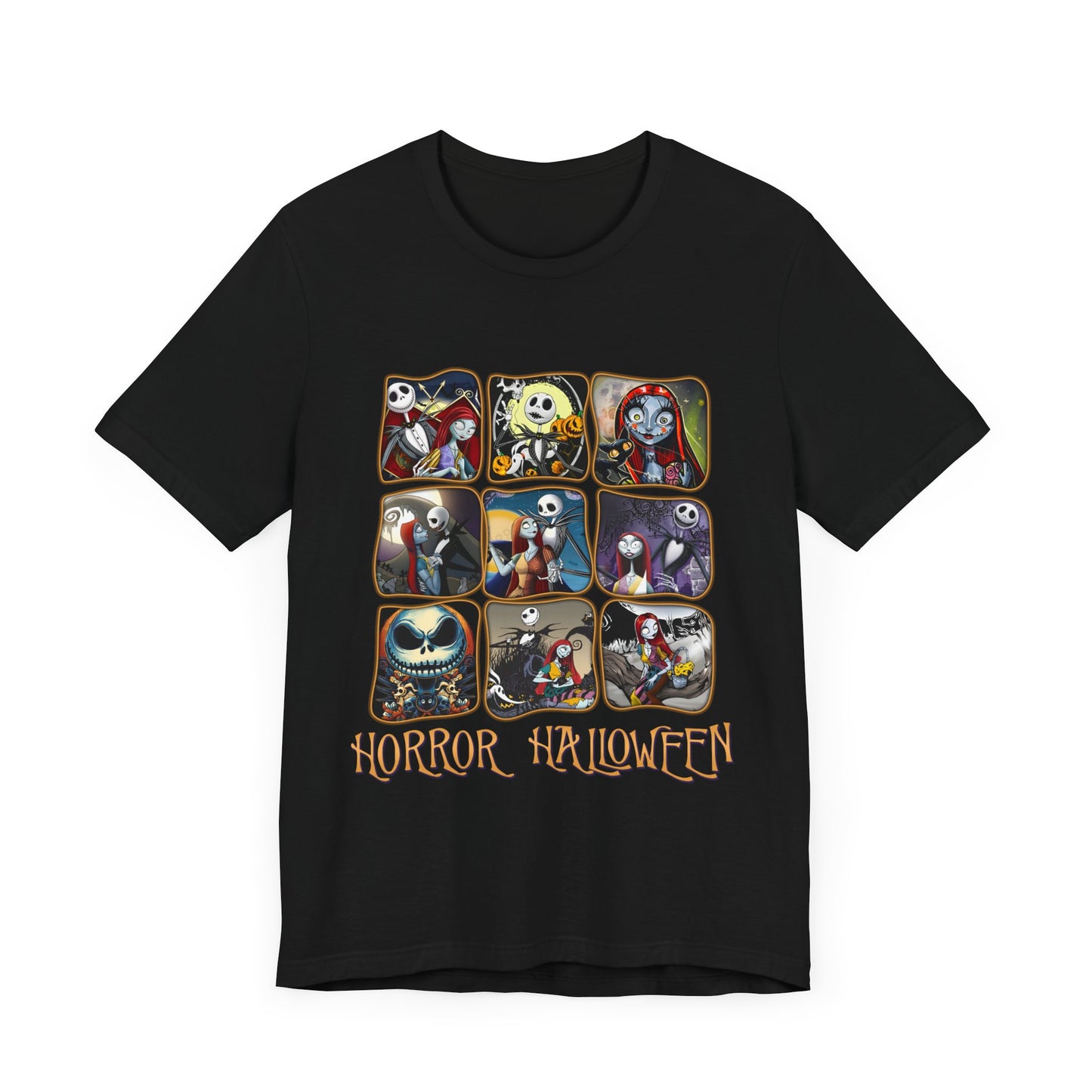 Horror Halloween Jersey Short Sleeve Tee