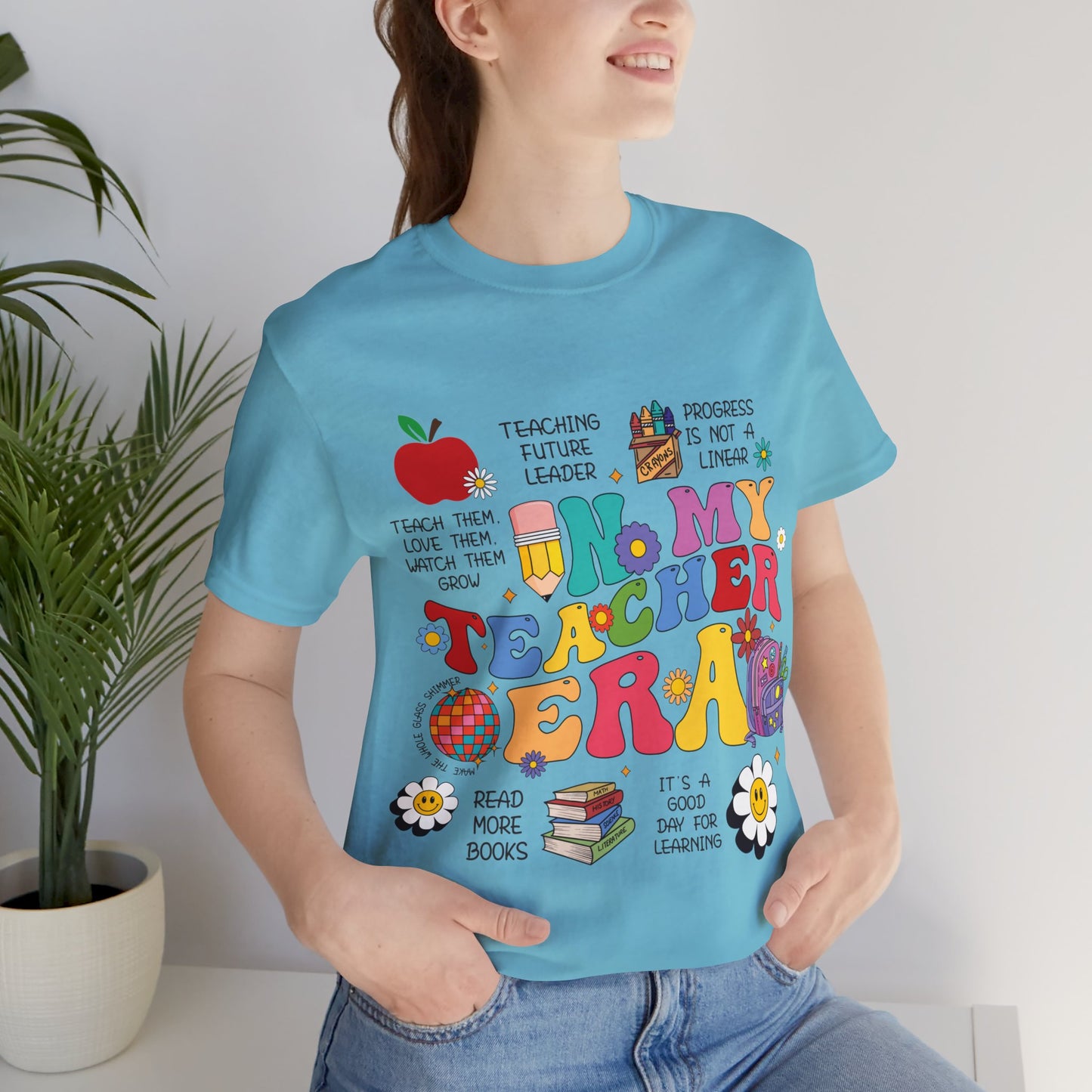 In My Teacher Era Jersey Short Sleeve Tee