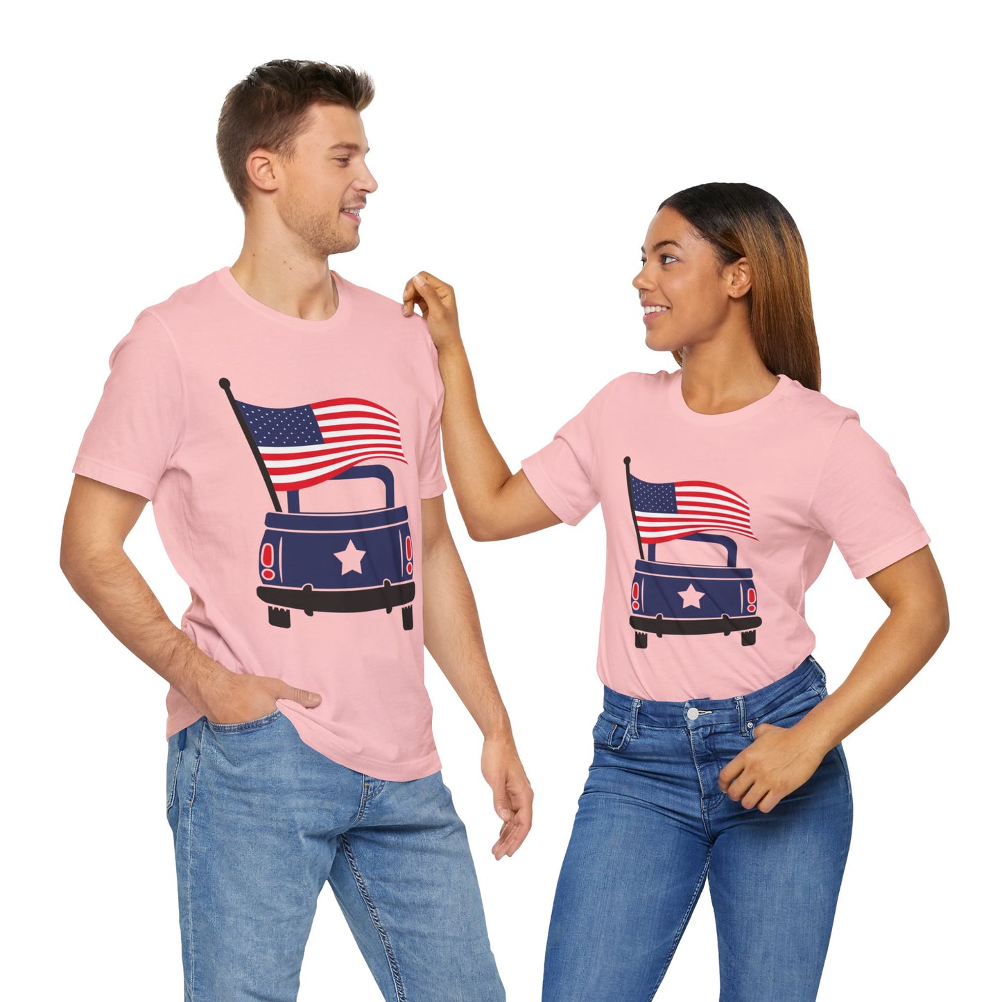 Flag & Truck Jersey Short Sleeve Tee