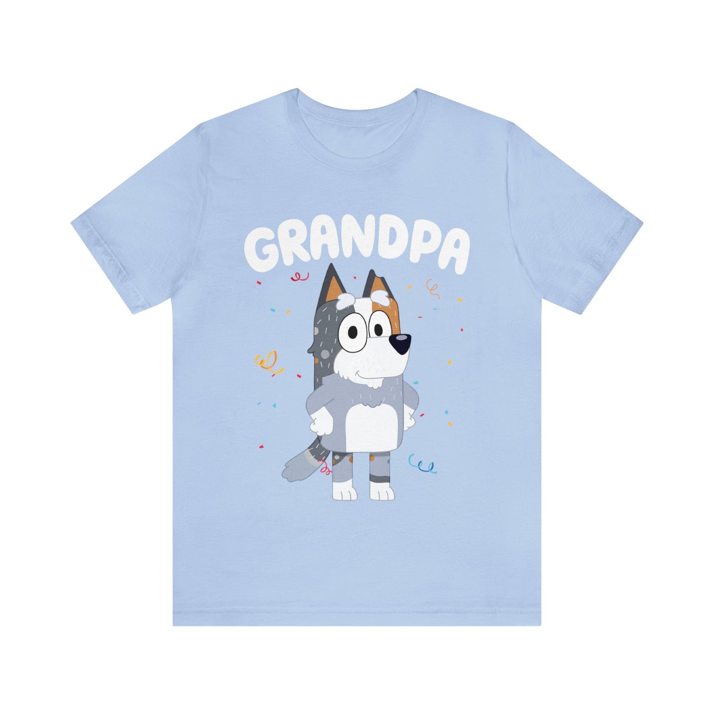 Grandpa Bluey Birthday Short sleeve Tshirt