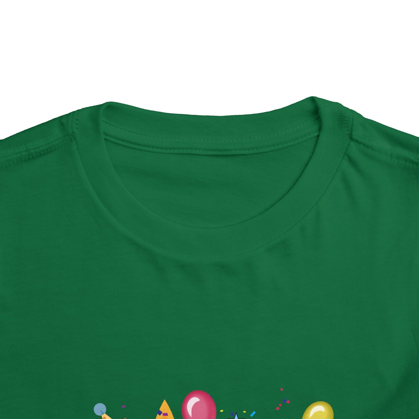 4th Birthday Toddler Short Sleeve Tee