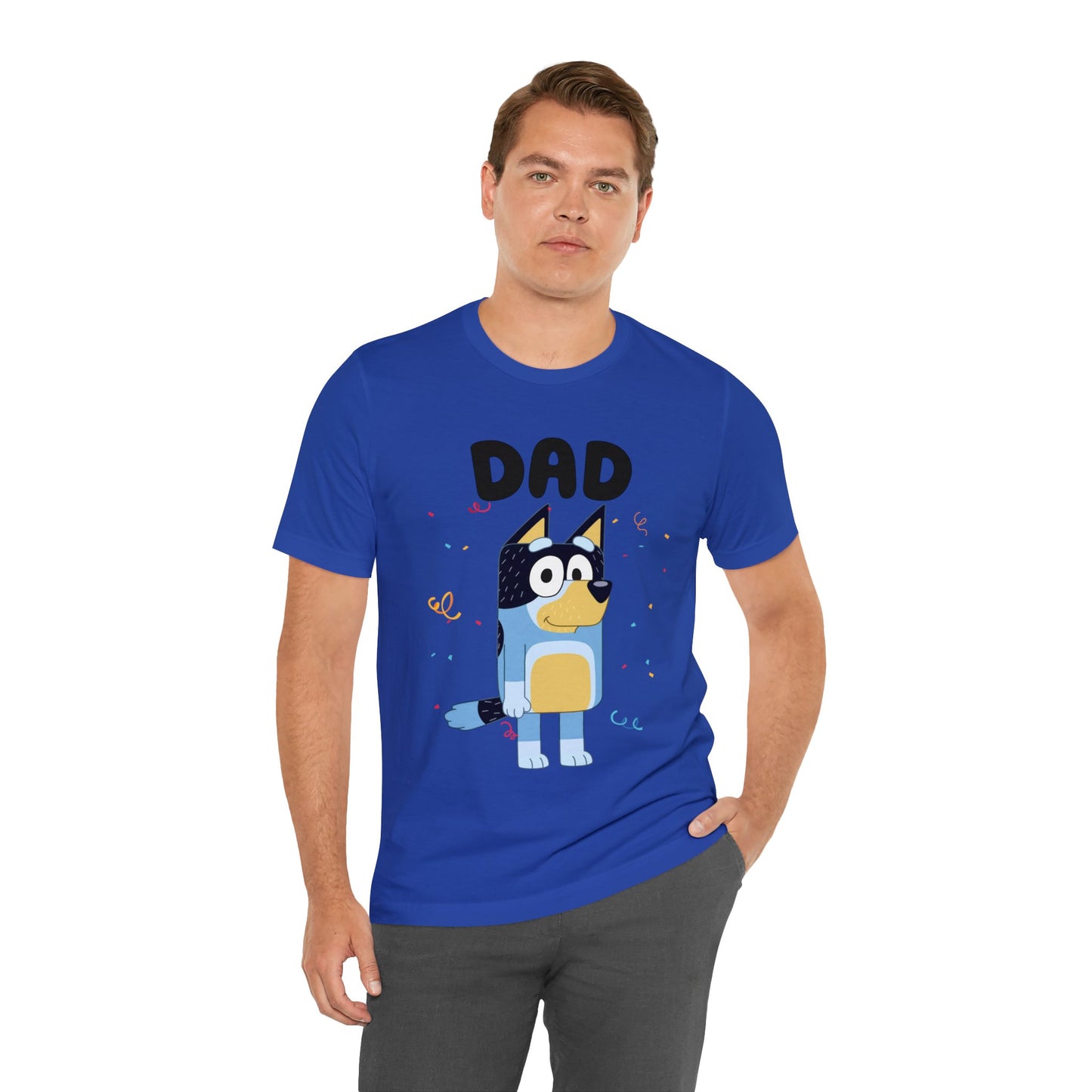 Dad Bluey Birthday Short sleeve Tshirt