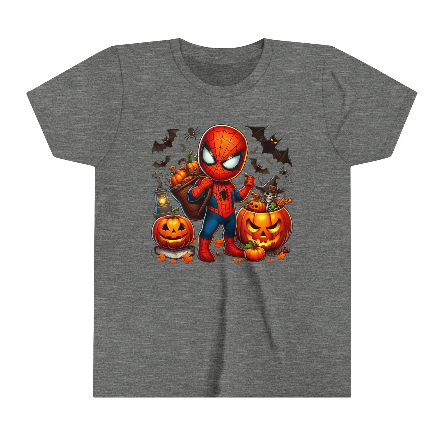 Spiderman Trick or Treat Youth Short Sleeve Tee