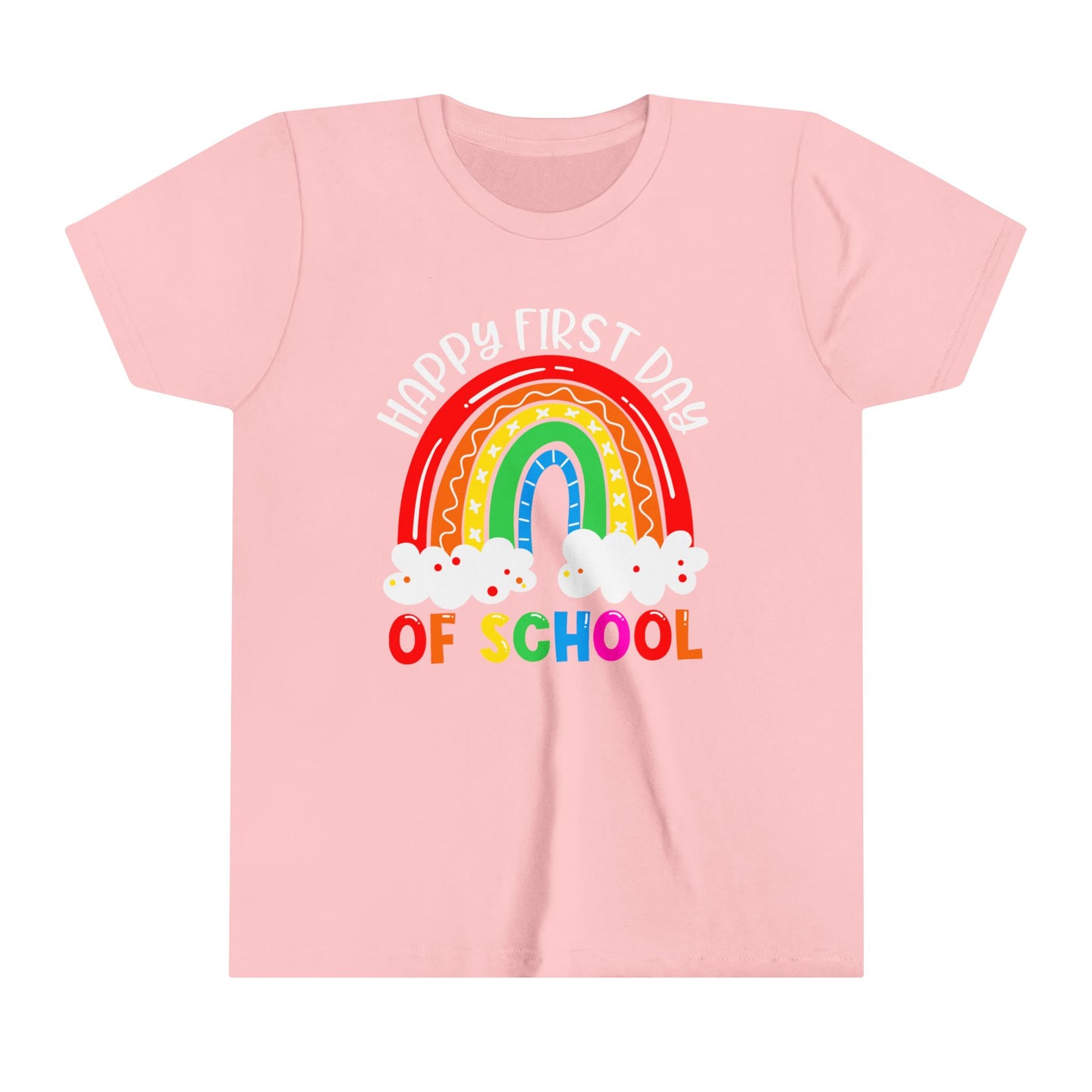 Happy First Day of School Youth Short Sleeve Tee