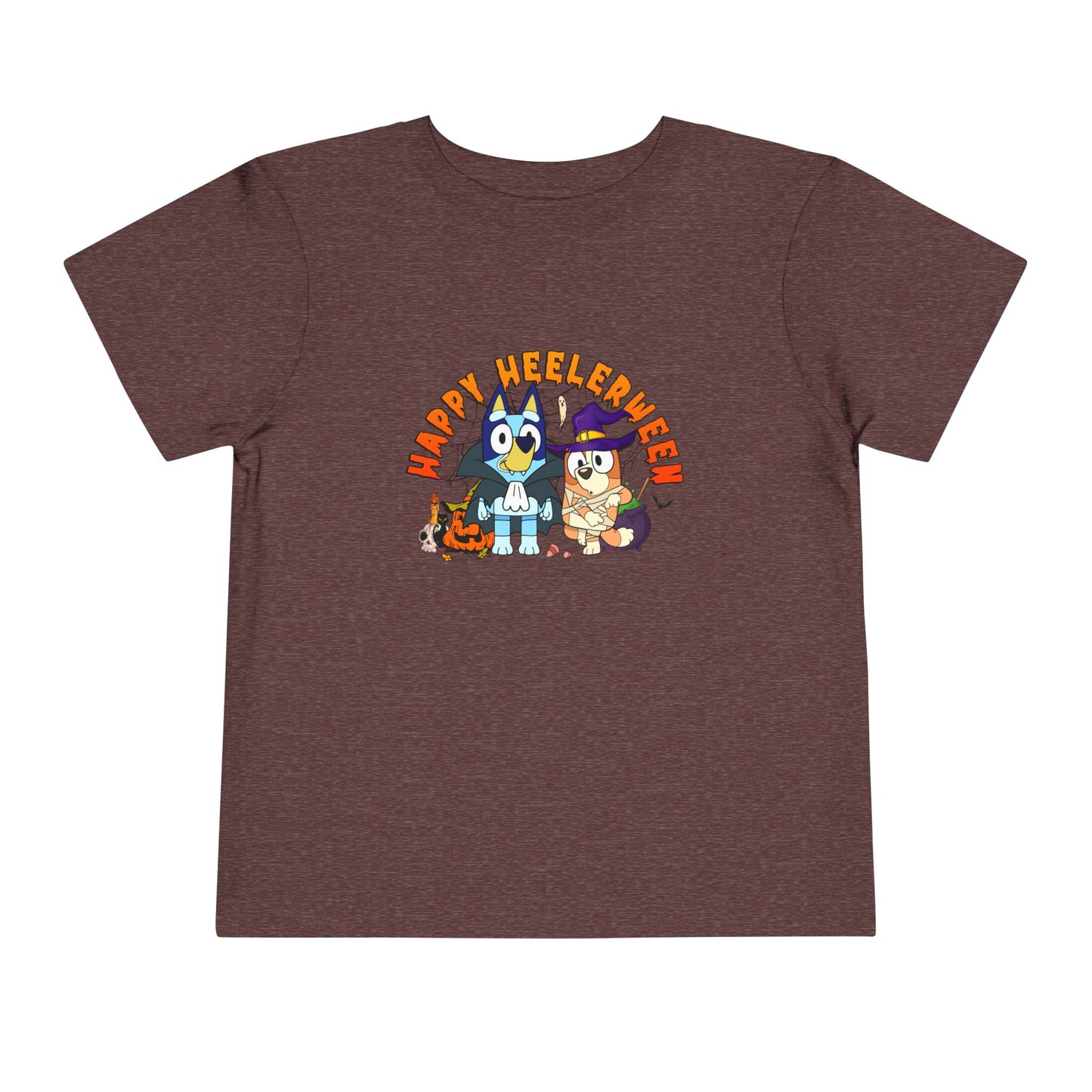 Happy HeelerweenToddler Short Sleeve Tee