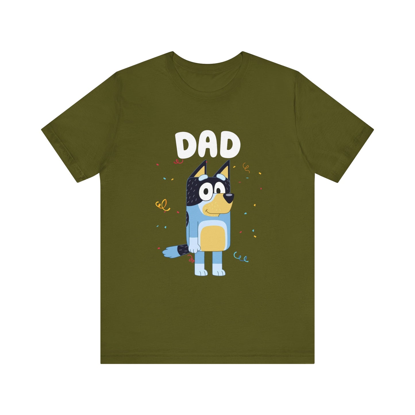 Dad Bluey Birthday Short sleeve Tshirt