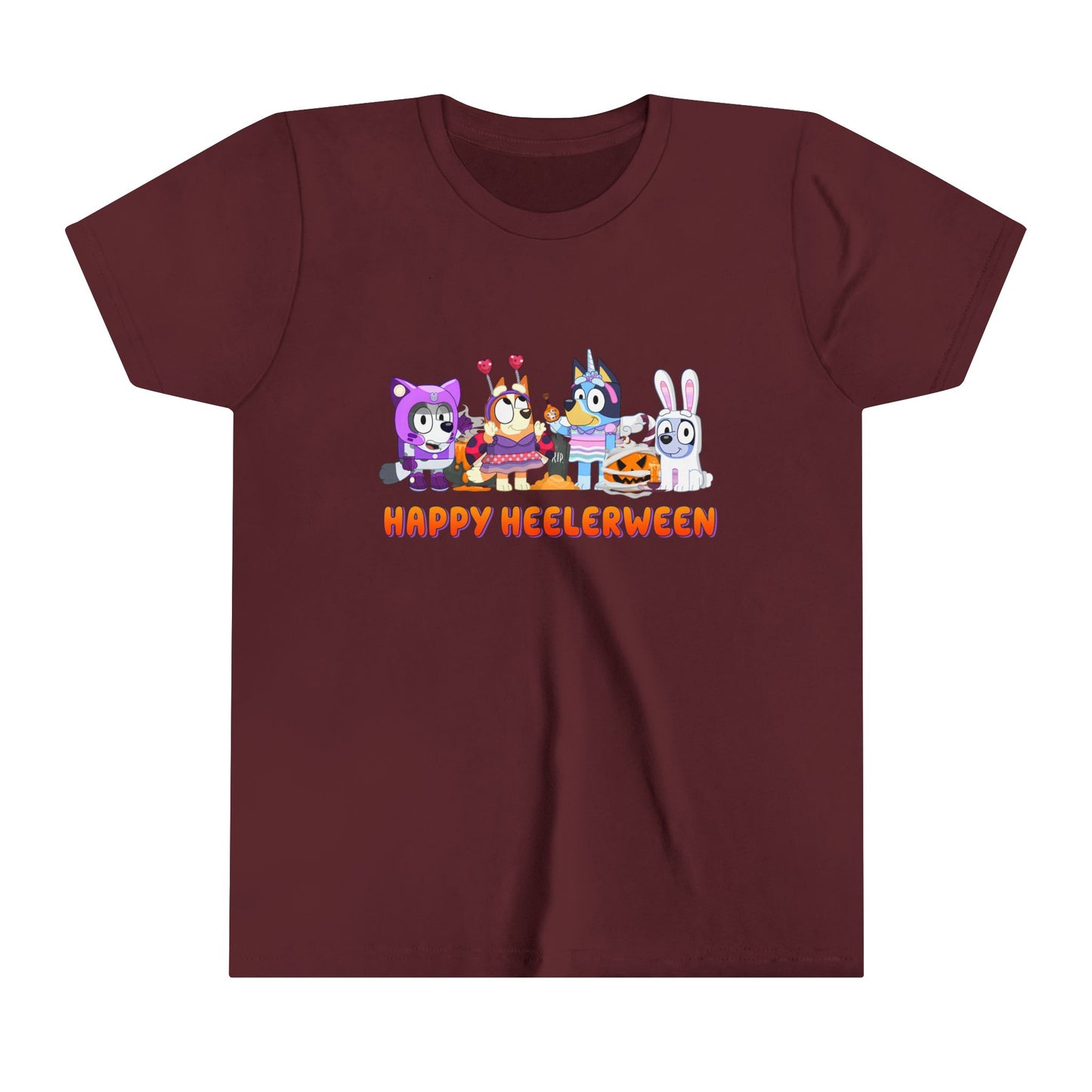 Happy Heelerween Youth Short Sleeve Tee