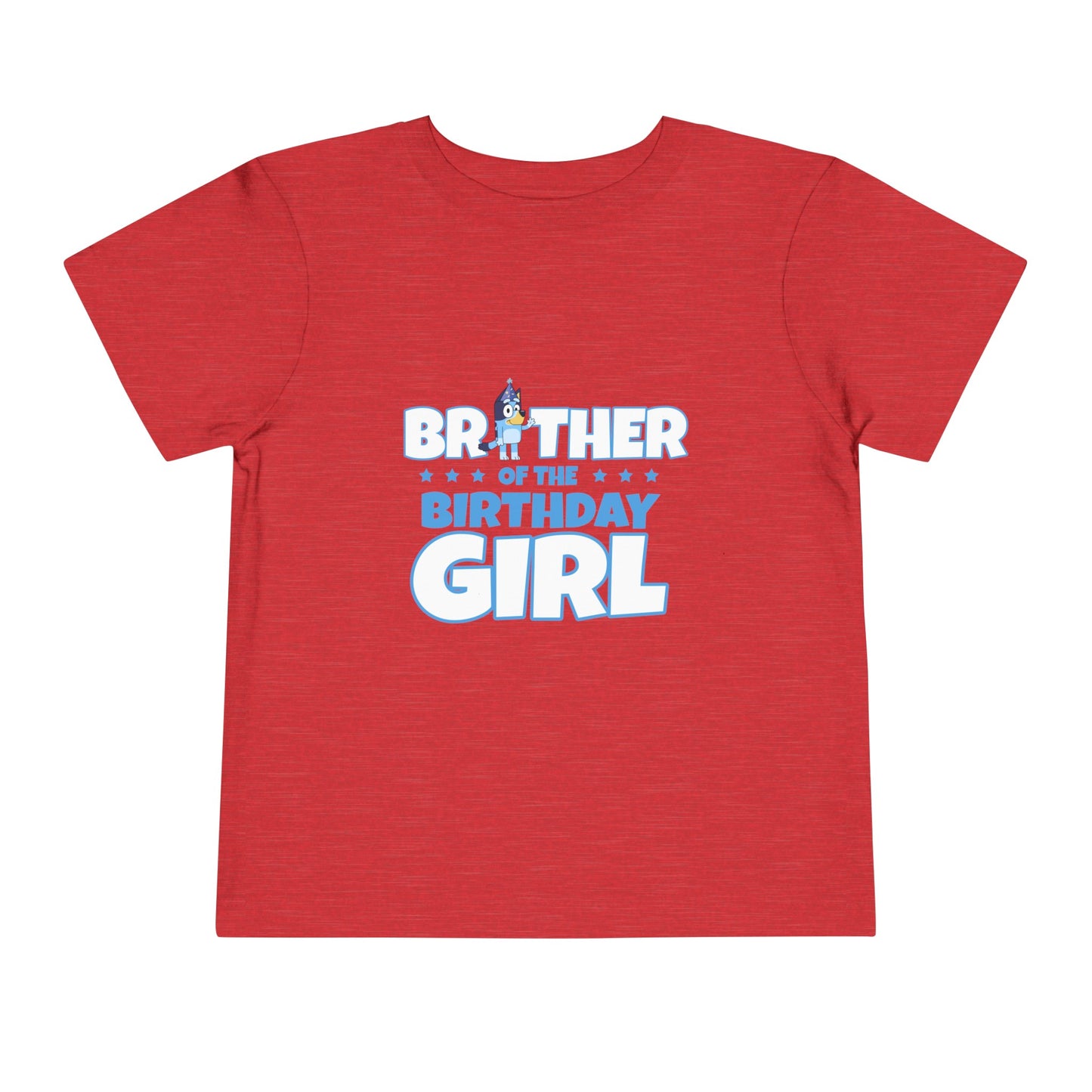 Brother of the Birthday Girl Toddler Short Sleeve Tee