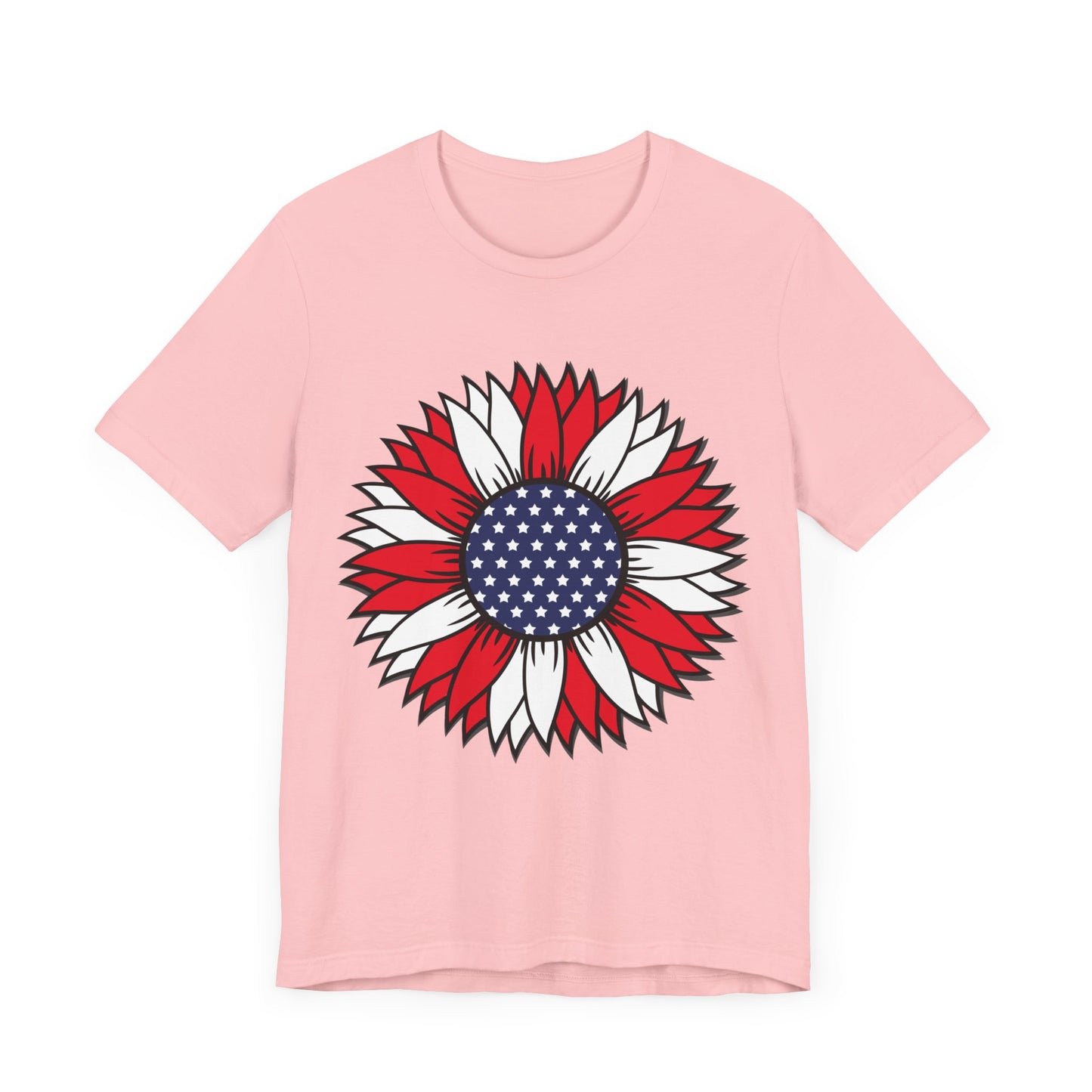 American Sunflower Jersey Short Sleeve Tee