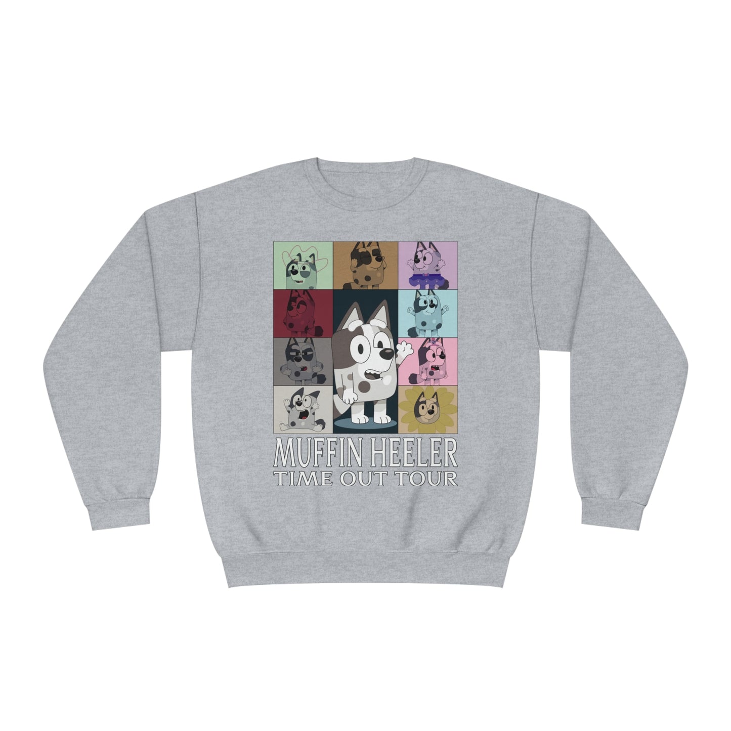 Muffin Heeler Time Out Tour sweatshirt