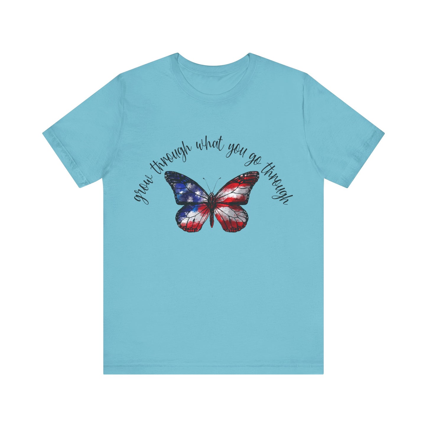 Grow Through What You Go Through Jersey Short Sleeve Tee