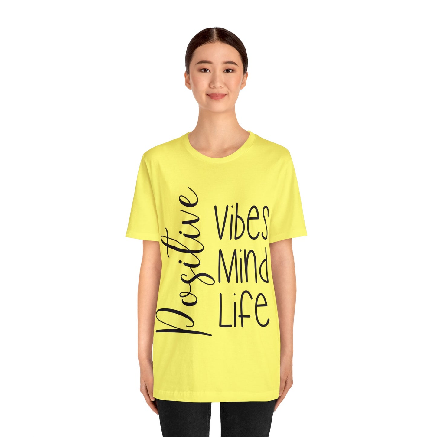 Positive vibes mind life short sleeve Tshirt