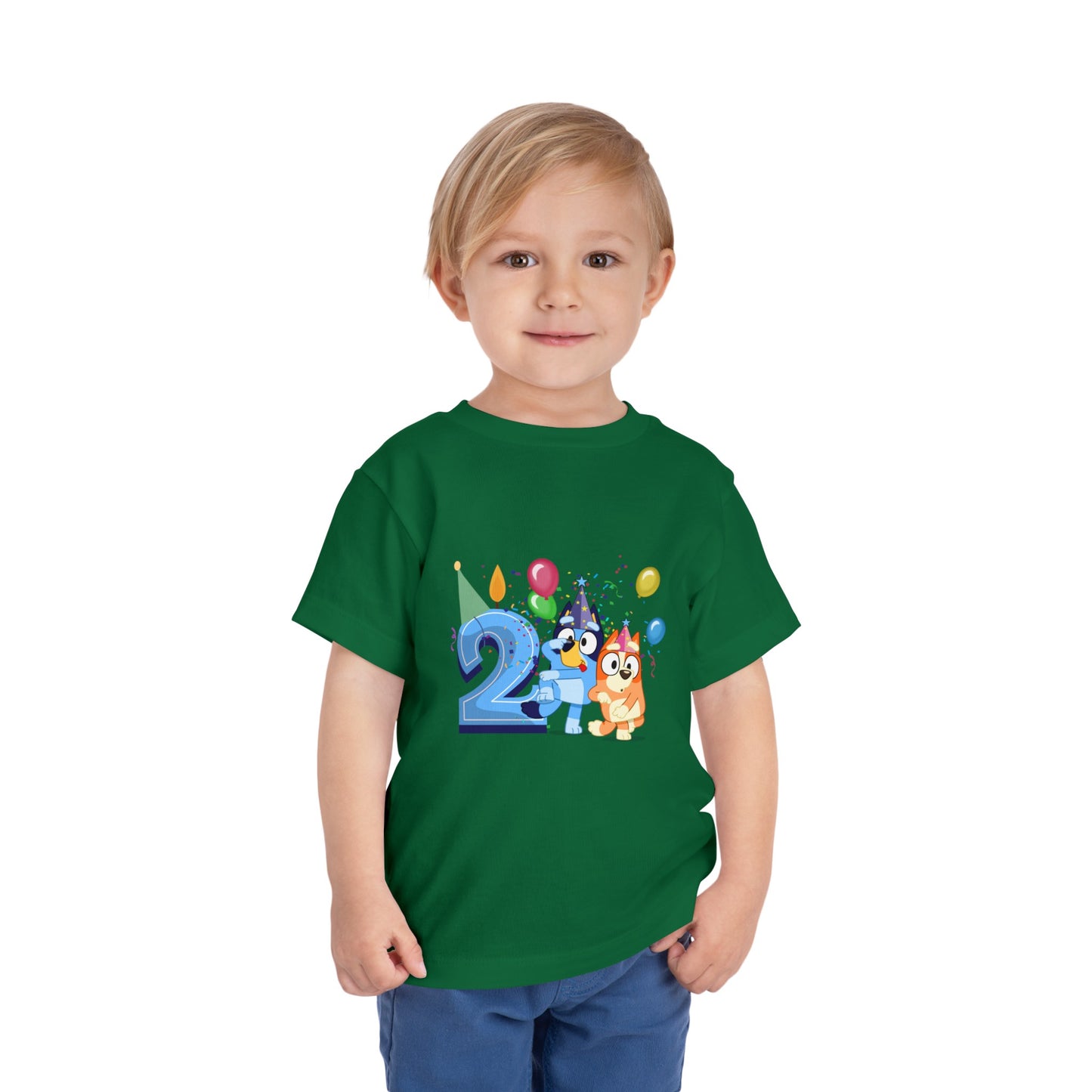 2nd Birthday Toddler Short Sleeve Tee
