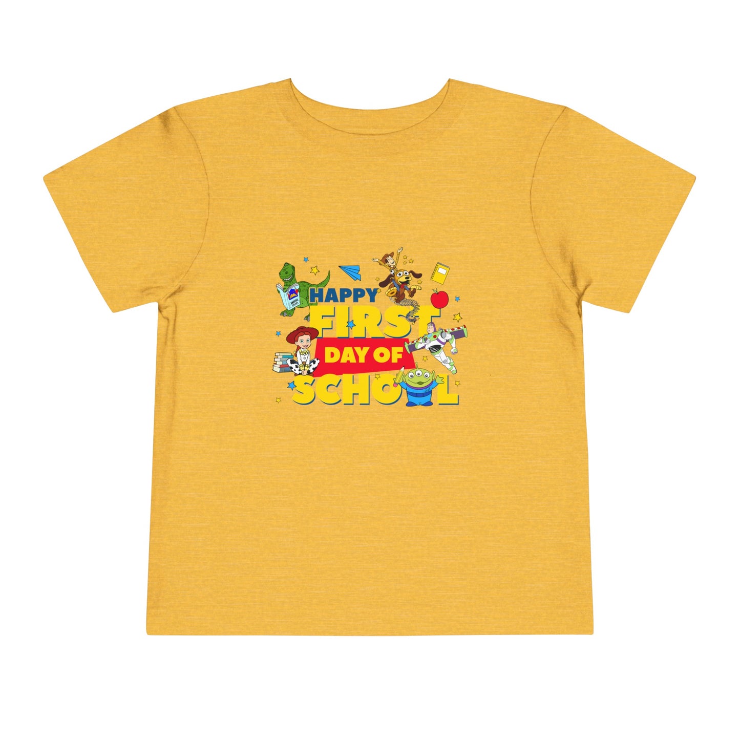 Happy First Day of School Toddler Short Sleeve Tee
