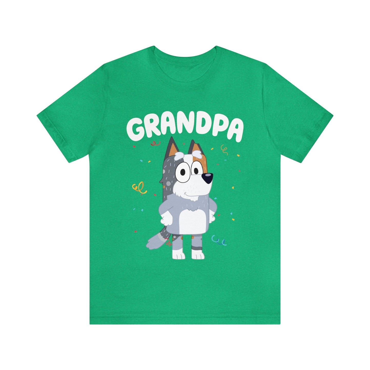 Grandpa Bluey Birthday Short sleeve Tshirt