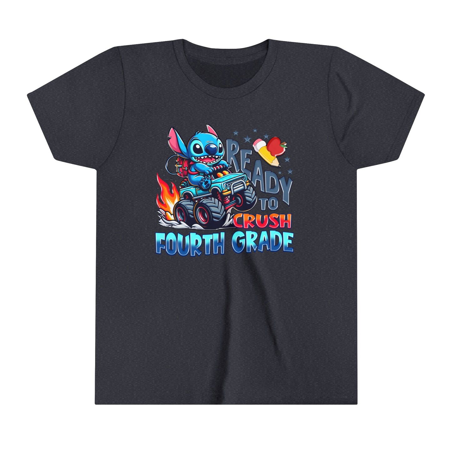 Ready to Crush Fourth Grade Youth Short Sleeve Tee