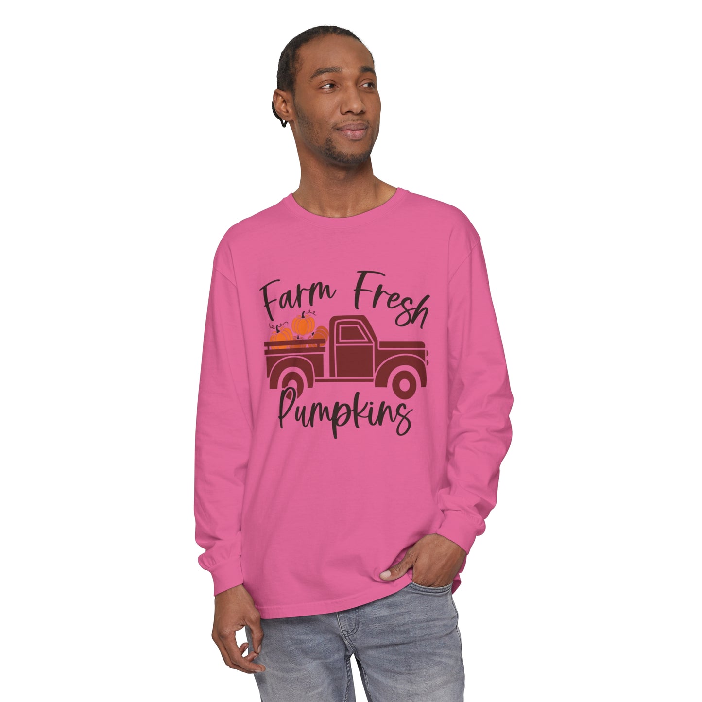Farm Fresh Pumpkins Long Sleeve T-Shirt